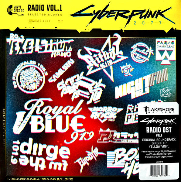 Various : Cyberpunk 2077: Night City Radio (LP, Album, Yel + LP, Album, Yel + Box, Dlx)