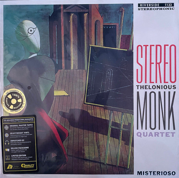 The Thelonious Monk Quartet : Misterioso (LP, Album, RE, 180)