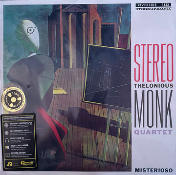 The Thelonious Monk Quartet : Misterioso (LP, Album, RE, 180)