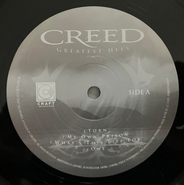 Creed (3) : Greatest Hits (LP + LP, S/Sided, Etch + Album, Comp, RE)