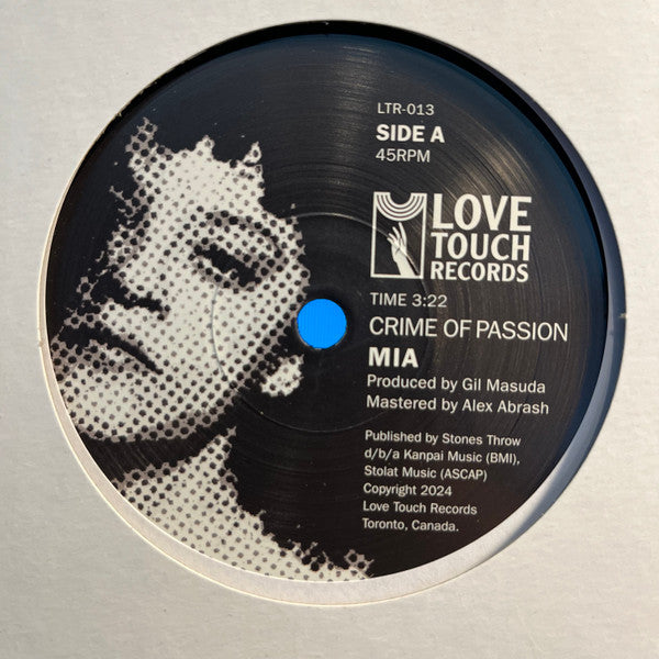 MIA : Crime Of Passion (7")