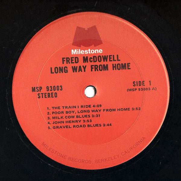 Fred McDowell : Long Way From Home (LP, Album, RP)