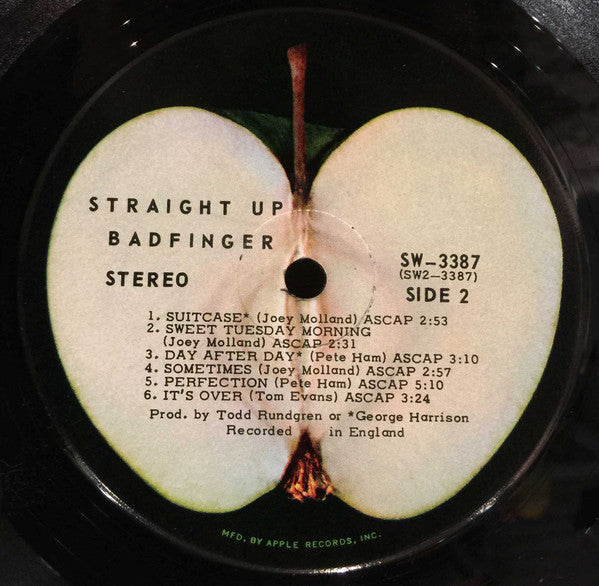 Badfinger : Straight Up (LP, Album)