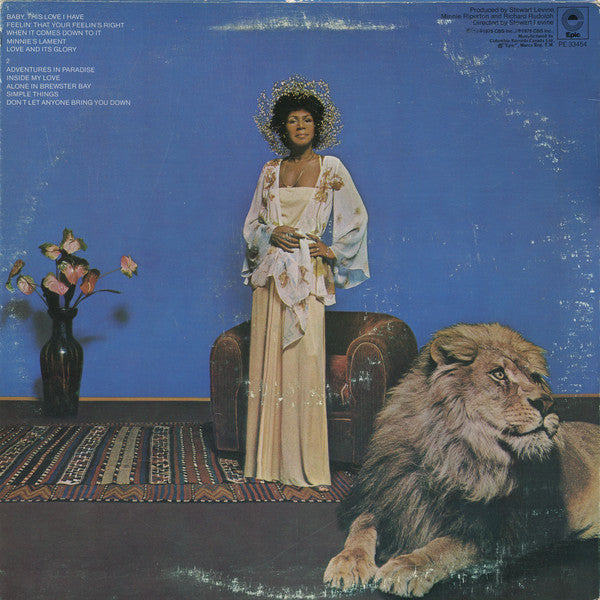 Minnie Riperton : Adventures In Paradise (LP, Album)