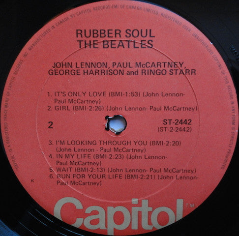 The Beatles : Rubber Soul (LP, Album, RE)