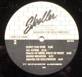Uncle Sam (3) : Heaven Or Hollywood (LP, Album, Ltd, Unc)