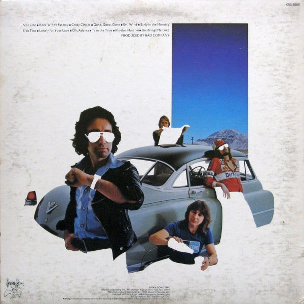 Bad Company (3) : Desolation Angels (LP, Album, Gat)