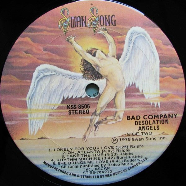Bad Company (3) : Desolation Angels (LP, Album, Gat)