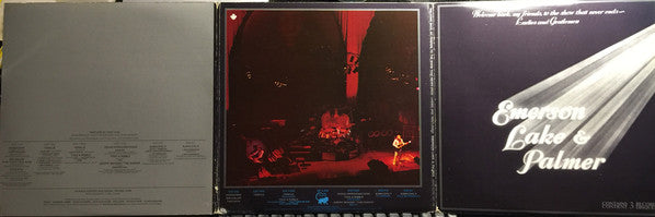 Emerson, Lake & Palmer : Welcome Back My Friends To The Show That Never Ends - Ladies And Gentlemen (3xLP, Album)