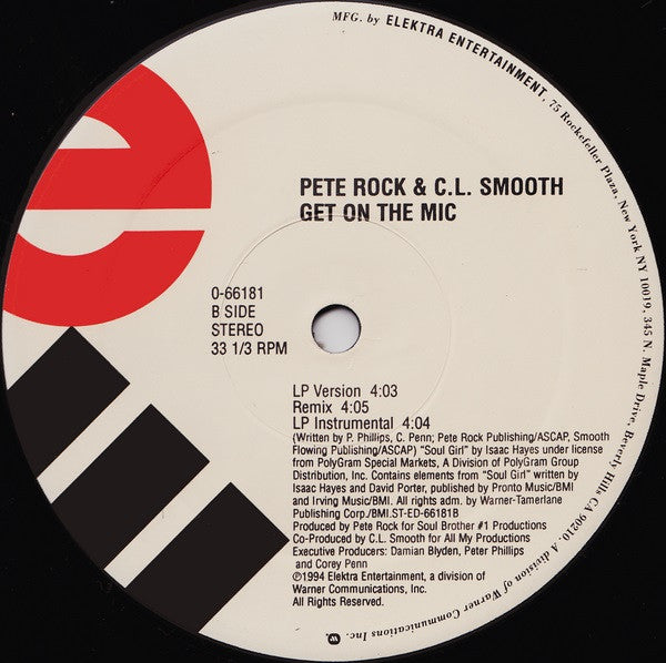Pete Rock & C.L. Smooth : Take You There (12", Single)
