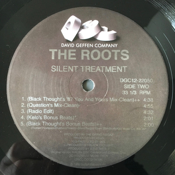 The Roots : Silent Treatment (12", Maxi)