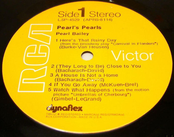 Pearl Bailey : Pearl's Pearls (LP, Album)