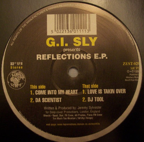 G.I. Sly : Reflections E.P. (12", EP)