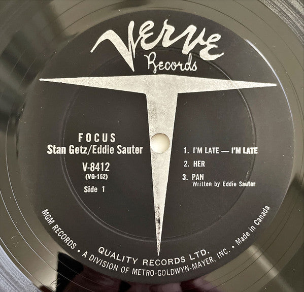 Stan Getz / Eddie Sauter : Focus (LP, Album, Mono)