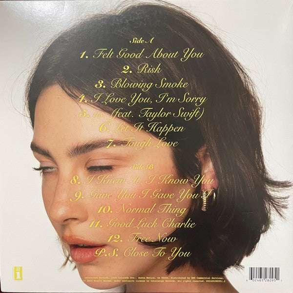 Gracie Abrams : The Secret Of Us (LP, Album, Yel)
