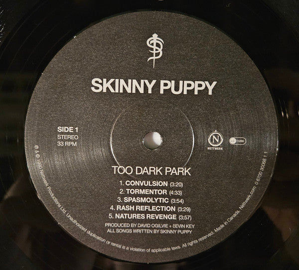 Skinny Puppy : Too Dark Park (LP, Album, RE)