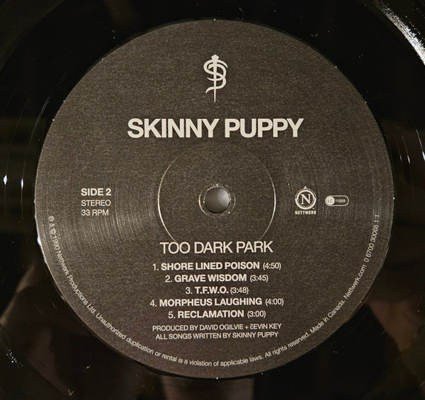 Skinny Puppy : Too Dark Park (LP, Album, RE)