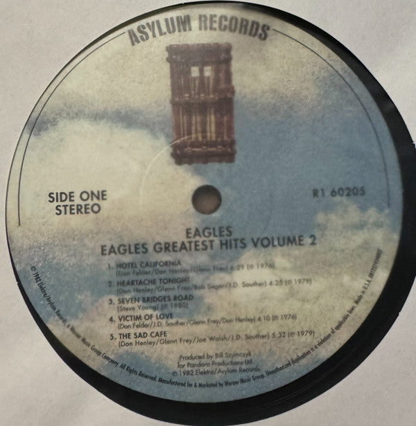 Eagles : Eagles Greatest Hits Volume 2 (LP, Comp, RE, RM, 180)