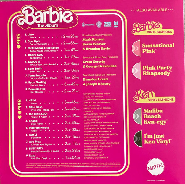Various : Barbie The Album (LP, Album, RE, Pin + 10", Shape, Single, Pic, Dri )