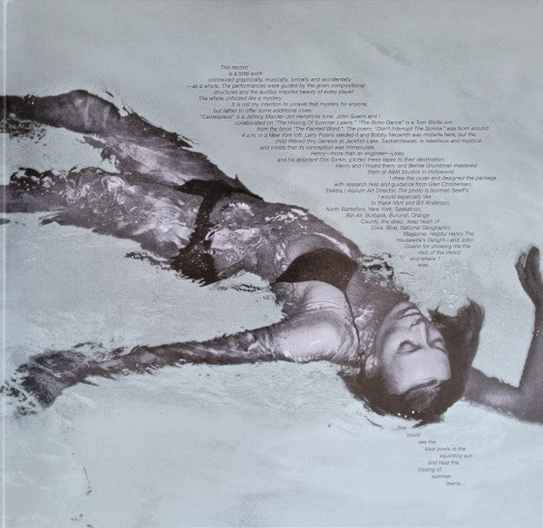 Joni Mitchell : The Hissing Of Summer Lawns (2xLP, Album, Club, RE, RM, Gre)