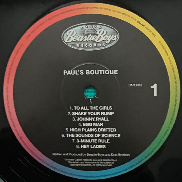 Beastie Boys : Paul's Boutique (LP, Album, RE, RM, 180)