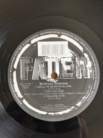 Blahzay Blahzay : Blah Blah Blah (2xLP, Album)