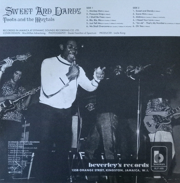 Toots & The Maytals : Sweet And Dandy (LP, RE)