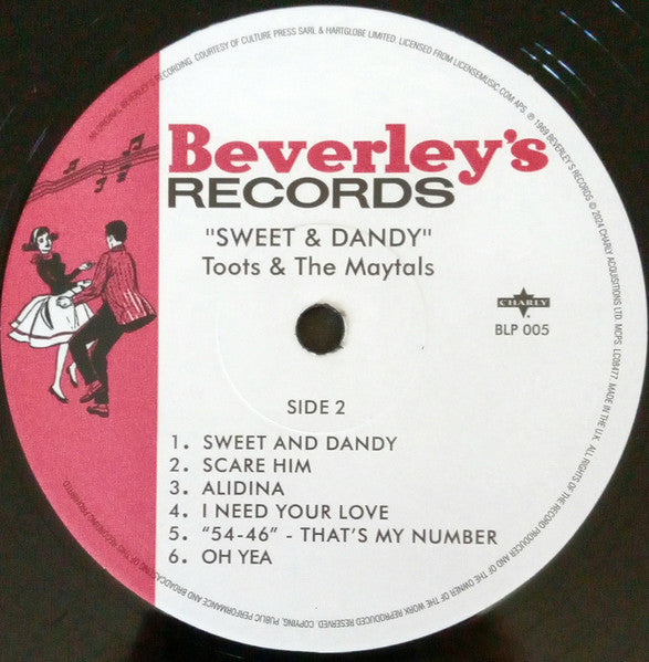 Toots & The Maytals : Sweet And Dandy (LP, RE)
