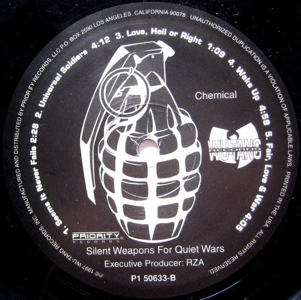 Killarmy : Silent Weapons For Quiet Wars (2xLP, Album)