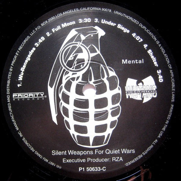 Killarmy : Silent Weapons For Quiet Wars (2xLP, Album)