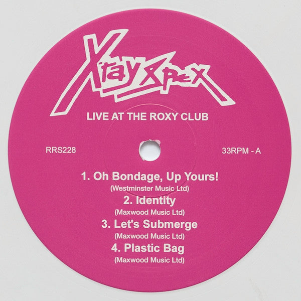 X-Ray Spex : Live At The Roxy Club (LP, Album, Ltd, RE, RM, Spi)