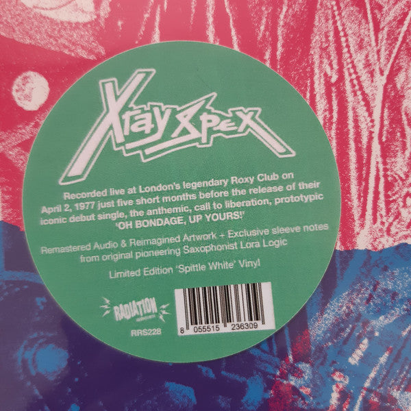 X-Ray Spex : Live At The Roxy Club (LP, Album, Ltd, RE, RM, Spi)