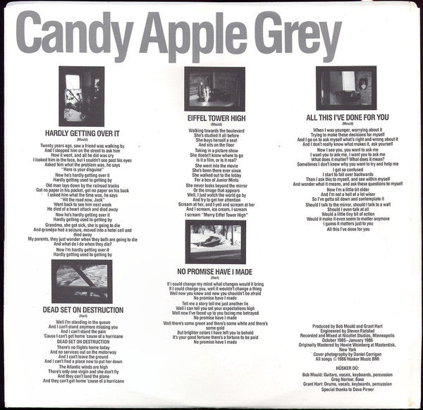 Hüsker Dü : Candy Apple Grey (LP, Album)