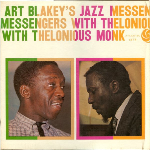 Art Blakey's Jazz Messengers* With Thelonious Monk : Art Blakey's Jazz Messengers With Thelonious Monk (LP, Album, Mono, RE, RP)