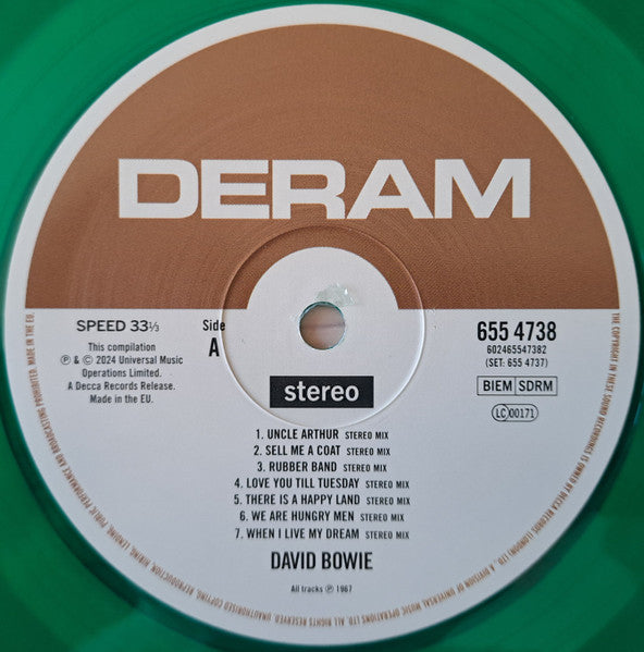 David Bowie : David Bowie (2xLP, Album, Dlx, Ltd, RE, Gre)