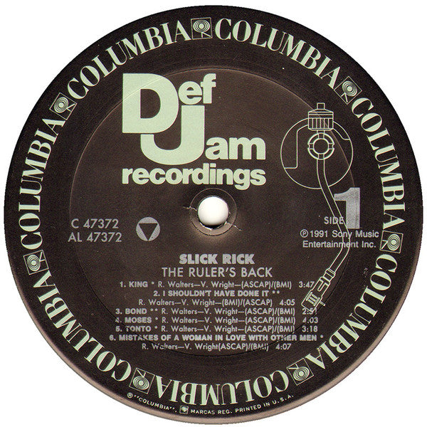 Slick Rick : The Ruler's Back (LP, Album)