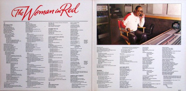Stevie Wonder : The Woman In Red (Selections From The Original Motion Picture Soundtrack) (LP, Album, Gat)