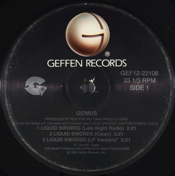 The Genius / GZA : Liquid Swords (12")