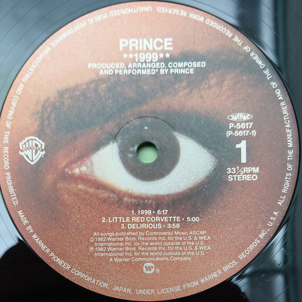 Prince : 1999 (2xLP, Album)