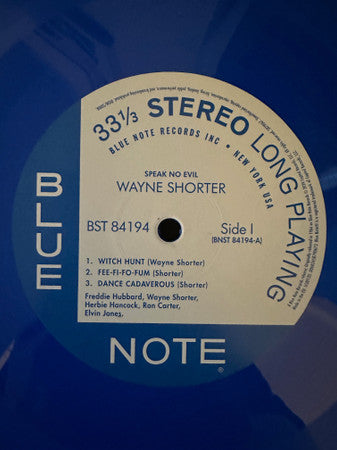 Wayne Shorter : Speak No Evil (LP, Album, Ltd, RE, Blu)