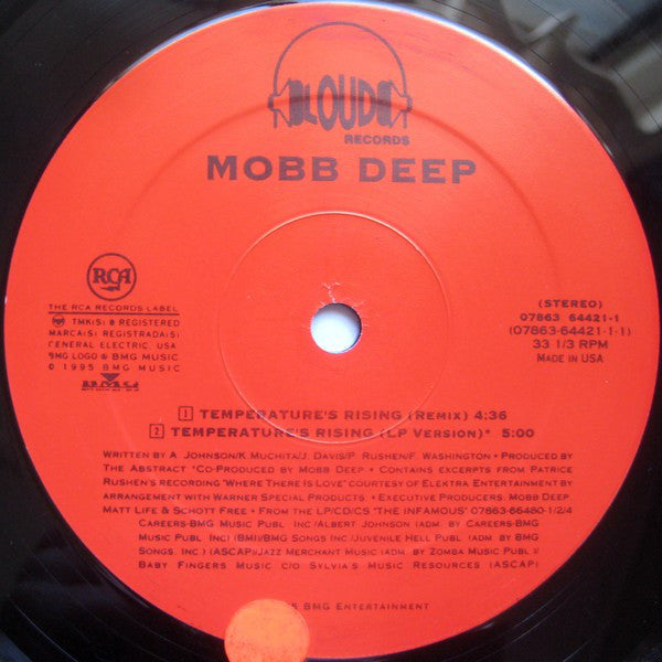 Mobb Deep : Temperature's Rising / Give Up The Goods (12")