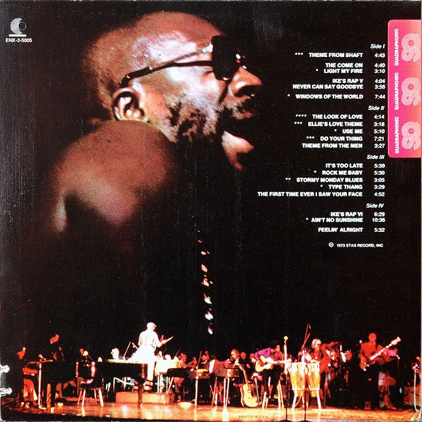 Isaac Hayes : Live At The Sahara Tahoe (2xLP, Album, Quad)