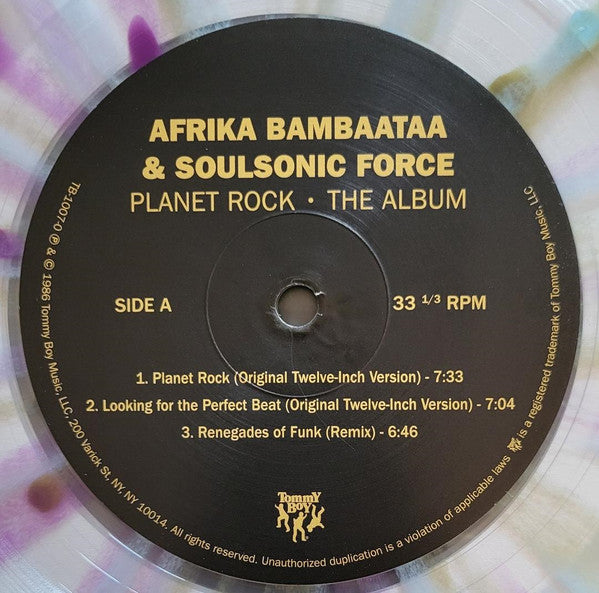 Afrika Bambaataa & Soulsonic Force : Planet Rock - The Album (LP, Album, Ltd, RE, Cle)