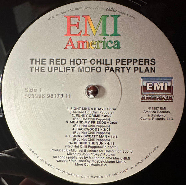 Red Hot Chili Peppers : The Uplift Mofo Party Plan (LP, Album, RE)