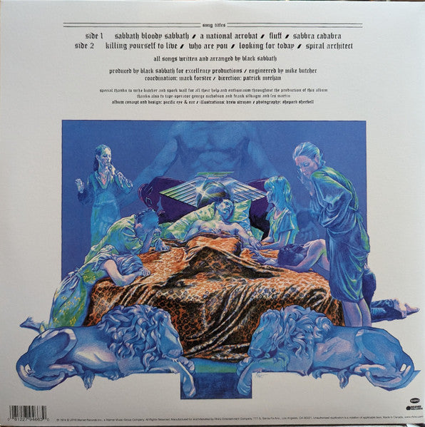 Black Sabbath : Sabbath Bloody Sabbath (LP, Album, RE, RM, 180)