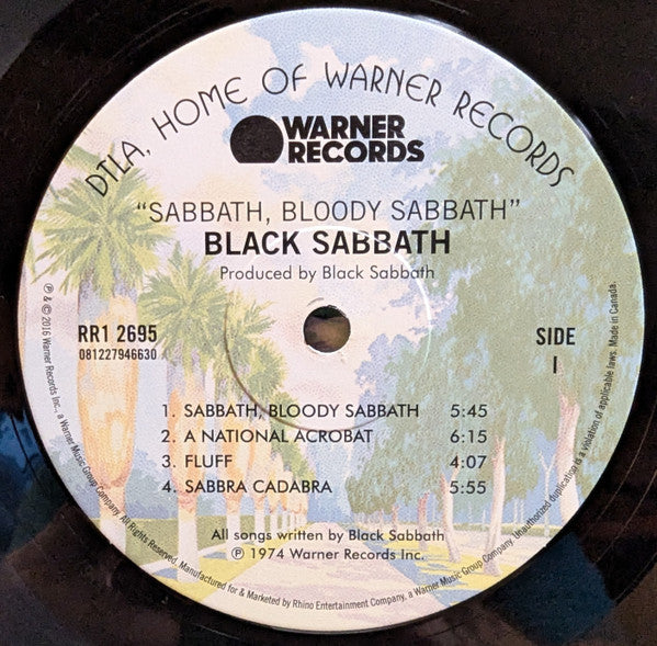 Black Sabbath : Sabbath Bloody Sabbath (LP, Album, RE, RM, 180)