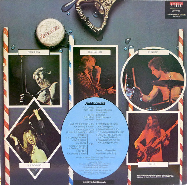 Judas Priest : Rocka Rolla (LP, Album, RE)