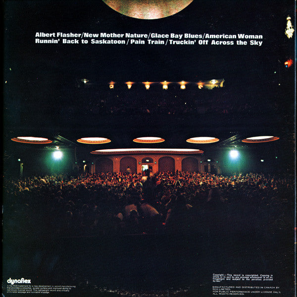 The Guess Who : Live At The Paramount (LP, Album, Gat)