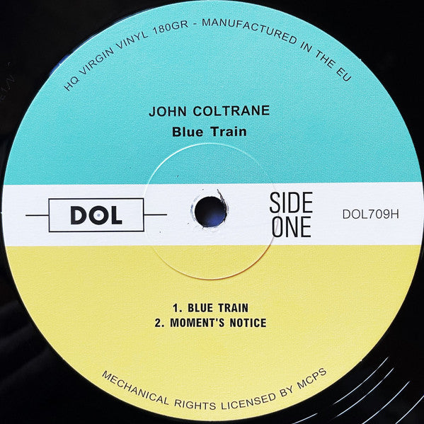 John Coltrane : Blue Train (LP, RE, Yel)