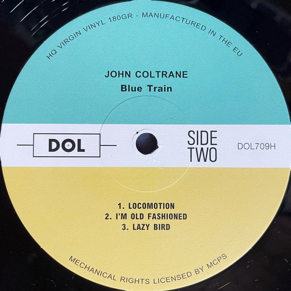 John Coltrane : Blue Train (LP, RE, Yel)